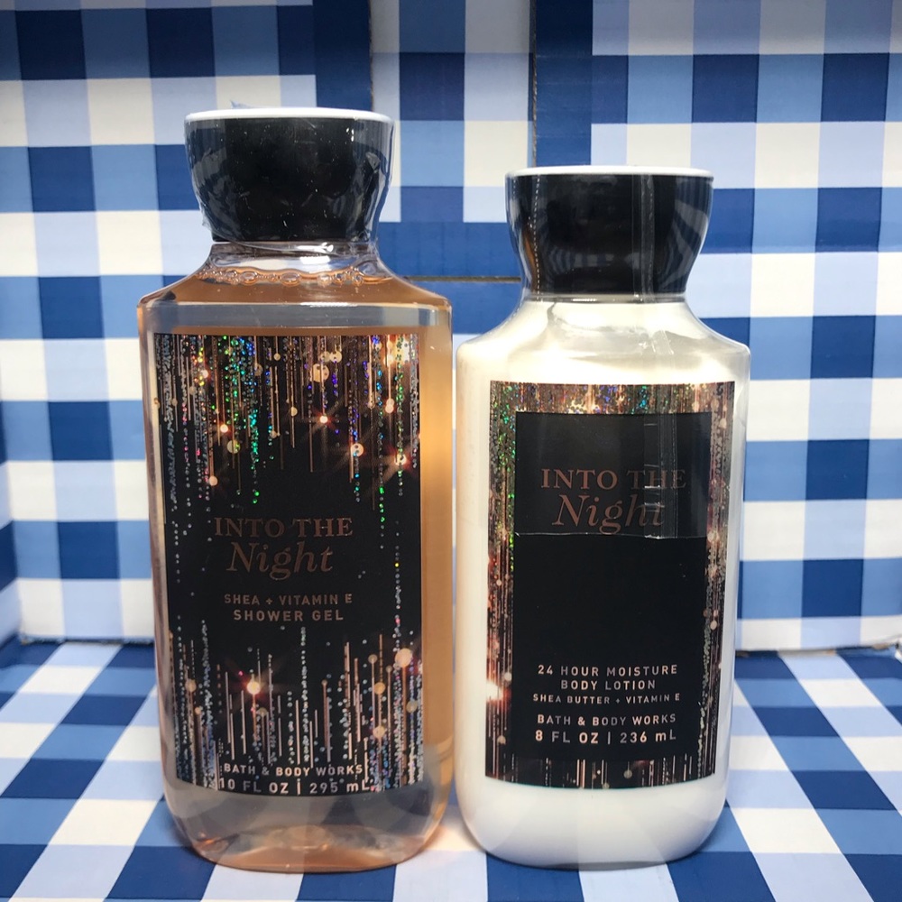 INTO THE NIGHT Shower Gel Moisturizing Body Lotion